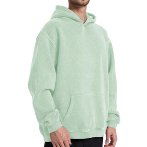 Vêtements pour hommes, sweats à capuche pour homme, vêtements d'extérieur, haute qualité, vente chaude, style pull uni, 100% coton mélangé, sweats à capuche pour hommes - Product Image 4