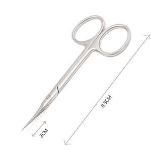 Ciseaux à cuticules pour manucure Surface de coupe incurvée Ciseaux de manucure russes tranchants - Product Image 4