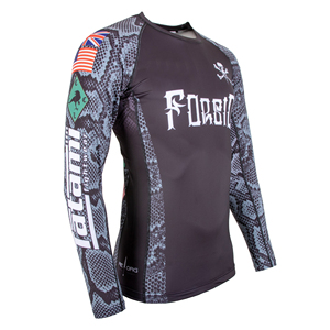 Grappling MMA Rash Guard Diseña tu propia camisa de compresión de sublimación Bjj Rashguard Impreso personalizado Hombres Tecnología OEM Long - Product Image 3
