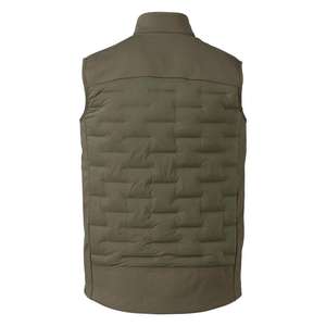 Conception personnalisée rembourré Gilet matelassé hommes bouffant fermeture éclair sans manches col solide utilitaire matelassé gilet hommes gilet respirant - Product Image 5