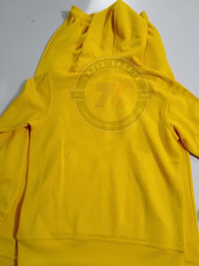 Tenue de jogging unisexe <span class=keywords><strong>2</strong></span> pièces en coton polaire de couleur unie, ensemble survêtement à capuche et pantalon de jogging, vêtements de sport streetwear pour hommes - Product Image 3