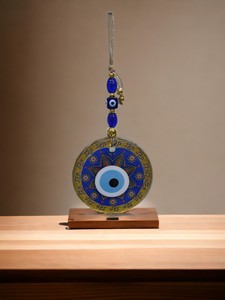 Ojo Turco DAFNI de 13 cm, Hecho a Mano, con Impresión en Relieve, Magnético, de Vidrio, Tradicional, Regalo Promocional, Decoración de Pared, Estambul - Product Image 2