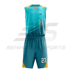 Uniforme de basket-ball de bonne qualité Matériau maillé Uniformes de basket-ball pour jeunes réversibles vierges Vente en gros - Product Image 4