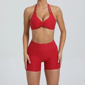 Top qualité Slim Fit femmes 2 pièces ensemble élégant Premium tendance Gym Yoga ensemble décontracté nouveau survêtement d'entraînement en gros - Product Image 2