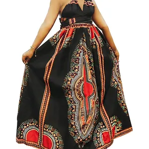 Women African Print Maxi Dress Dashiki Long Dress cotton wax Dress Dashiki printed Long women Diareses African Wax Ankara