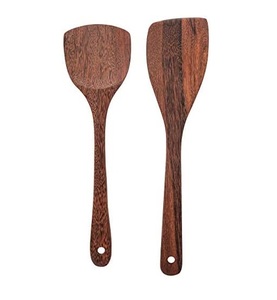Serveurs à salade en bois à prix raisonnable Bol à salade en verre élégant personnalisé pour la maison et les hôtels pour le barbecue - Product Image 1