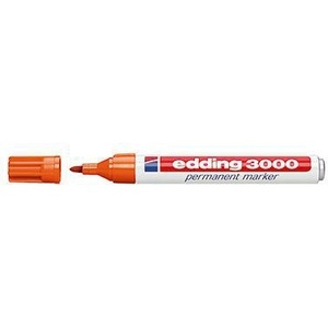 Marcador Permanente EDDING 3000 Naranja, Diámetro de 1.5-3mm, 1 Unidad - Product Image 1