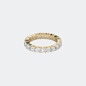 1.85CTW Round Cut Prong Set Eternity <b>Ring</b> - Product Image 1