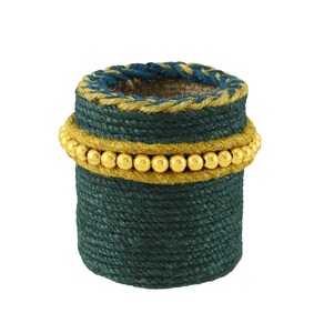 Novedades Portalápices de yute Aspecto moderno Portalápices de alta demanda para uso de mesa escolar de oficina en venta al por mayor - Product Image 5