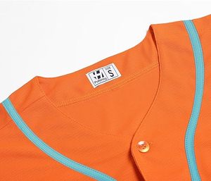 Maillot de baseball pour hommes et femmes, chemise à manches courtes à boutons, uniforme de sport hip-hop hipster, respirant, antibactérien, séchage rapide - Product Image 1