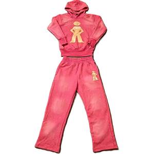 Haute qualité nouveau personnalisé strass survêtements pantalons hommes strass hommes sweat et joggeurs survêtement ensemble Streetwear - Product Image 5