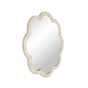 Premium Quality Handcrafted Floral Bone Inlay <b>Mirror</b> <b>Frame</b> Elegant Statement Piece for Entryway or Living Room Available at Sale - Product Image 3
