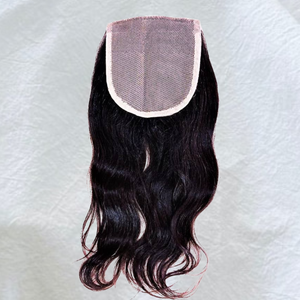 For Lace Frontal <strong>Closure</strong> Indian Hair <strong>Deep</strong> <strong>Wave</strong> Temple Hair Cuticle Aligned Single Drawn Raw Hair - Product Image 2