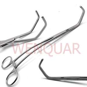 Wenquar haute qualité A + Grade 10 "Satinsky DeBakey pince tangentielle atraumatique pince en acier inoxydable manuel vétérinaire - Product Image 2