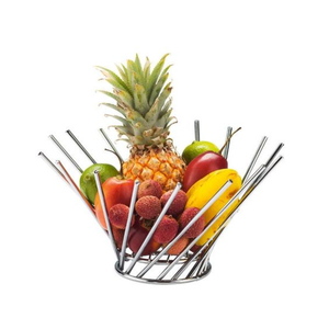 Corbeille à fruits de qualité de luxe en métal, petit crochet, design unique, vaisselle, corbeille à fruits à prix compétitif - Product Image 3