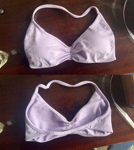 สปอร์ตบราคอลึกมีเบาะรองหลังขนาดกลางสำหรับออกกำลังกายยิมเสื้อครอประบายอากาศได้ดีบราโยคะสไตล์เรียบง่าย - Product Image 4