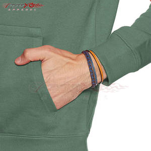 เสื้อฮู้ดพิมพ์ลายสำหรับผู้ชาย, เสื้อมีฮู้ดพิมพ์ลายกราฟิกด้านหน้าตัวหนาและมีเชือกรูดสำหรับเสื้อผ้าแนวสตรีทในเมือง - Product Image 3