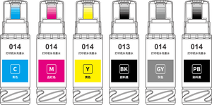 Bouteilles d'encre 6 couleurs Cocolor compatibles Epson <span class=keywords><strong>EcoTank</strong></span> ET-8500 ET-8550 L8160 <span class=keywords><strong>L8180</strong></span> T013 T014 – Fournisseur d'encre de recharge d'usine - Product Image 2