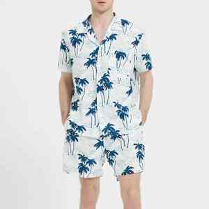 เสื้อเชิ้ตแขนสั้นสำหรับผู้ชายชุดแฝดเสื้อดีไซน์2025ออกแบบโลโก้ได้ตามต้องการ - Product Image 1