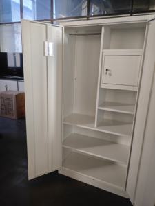 안전한 강철 서류 정리 캐비닛 로커 옷장 보관 옷장이있는 금속 보관 옷장 - Product Image 5