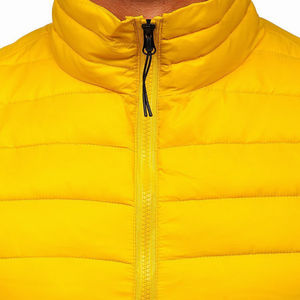 Chaleco Acolchado de Lona para Hombre, Corte Ajustado, Transpirable, Ropa de Abrigo de Invierno, Color Personalizado, Sin Mangas, Servicio Personalizado OEM - Product Image 6