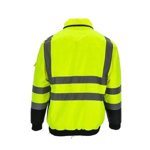 Cheap Price High Visibility Heavy Duty Multiple Pocket Thermal <b>Lined</b> Waterproof Workwear Bright Color Jacket <b>Pant</b> Safety Apparel - Product Image 2