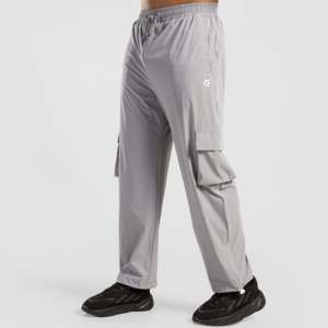 <b>Light</b> Grey 100% Cotton Flex Pocket <b>Trouser</b> Customizable Logo Corduroy Woven Size XL Straight Pattern with Zippers Lightweight - Product Image 1