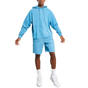 Thermique Personnalisé 420g Lourd Vintage Lavage Distressed Hoodie Hommes Unisexe Essentials French Terry Haute Qualité - Product Image 6