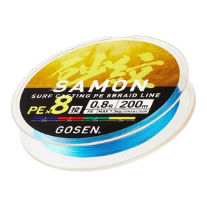 สายเบ็ดตกปลา GOSEN SAMON PEx8 200-250 ม. (รุ่น: 0.4/0.6/0.8/1/1.5/2/3) - Product Image 2