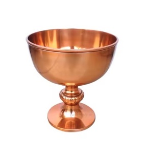 Bol en cuivre de qualité supérieure pour la restauration, de qualité commerciale, avec un design et une base exquis, bol de service en cuivre, tendance - Product Image 1