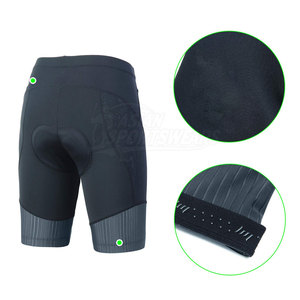 Moisture Wicking Athletic Apparel Body Fit <b>Cycling</b> <b>Shorts</b> With Smooth Comfort <b>Padding</b> For Endurance Riding Workout Use - Product Image 5