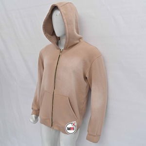 Venta al por mayor de calidad superior 100% de algodón de lana Sun Faded Hoodie OEM bordado Logo transpirable sostenible estampado patrón ropa - Product Image 3