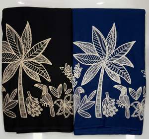 Pur coton cambric avec tissu d'impression numérique faire à la robe de fantaisie matériel - Product Image 2