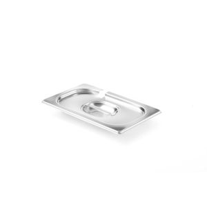 Tapa HENDI Profi Line GN 1/4 265x162mm con ranura para cuchara, soportes para cucharas y clips para ollas - Product Image 1