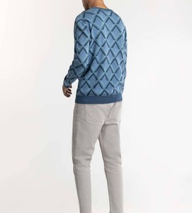 OEM Pull en tricot chaud et respirant de haute qualité, surdimensionné, en laine, pour hommes Chandails à col rond pour hommes - Product Image 6