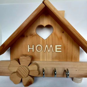 แขวนผนังไม้อย่างละเอียดเหมาะสำหรับห้องนั่งเล่นติดผนังด้านบนโซฟาเพื่อเพิ่มเสน่ห์ตามธรรมชาติ - Product Image 1