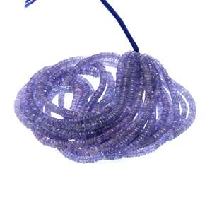Meilleure vente de perles de pierres précieuses de tanzanite violette naturelle de qualité supérieure 3 mm de pierres semi-précieuses de tanzanite perles de pierres précieuses pour bijoux - Product Image 2