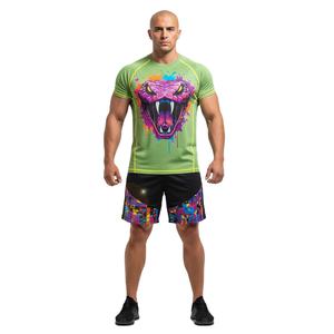 T-shirts pour hommes à col rond, style designer, coton de luxe, vêtements décontractés, manches courtes, coupe ajustée, qualité supérieure, OEM ODM en gros - Product Image 2