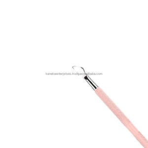 Empujador de Cutículas de Acero Inoxidable Rosa Reutilizable de Doble Punta, Removedor de Gel, Herramienta Profesional para Manicura y Limpieza de Uñas - Product Image 6