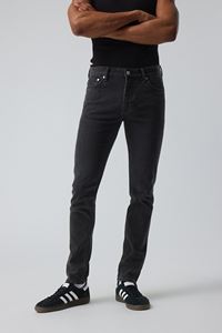 Jeans de Mezclilla Desgastados para Hombre, Gruesos y Lisos con Estampado, Decoraciones Lavadas y con Agujeros para Todas las Temporadas - Product Image 3