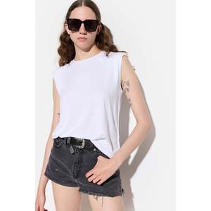 T-shirt rembourré à effet délavé - Product Image 2