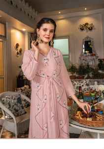 La mejor calidad Festival Wear Color increíble Venta caliente Georgette vestido con trabajo manual Exportador mundial a la tarifa más baja - Product Image 2