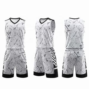 เสื้อบาสเก็ตบอลเสื้อเจอร์ซีย์แห้งเร็วเสื้อบาสเก็ตบอลโรงงานออกแบบโลโก้และหมายเลขได้ตามต้องการ - Product Image 1