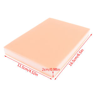 Coussin d'entraînement à la suture réutilisable à 3 couches pour la fermeture des plaies, idéal pour les étudiants, formation médicale professionnelle, modèle de peau - Product Image 3