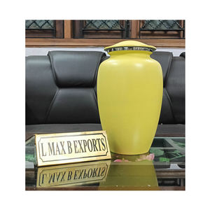 Wholesale Quantity Supplier of Metal <b>Funeral</b> <b>Supplies</b> Cremation Urns Adult Cremation Aluminium Urns for Human Ashes - Product Image 1
