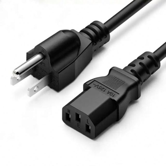 High Quality US/EU/UK/AU Plug AC Power Cord IEC C6 C8 C14 NEMA 5-15P C6 3 Pin Plug US 2/3 Pin Power Cable