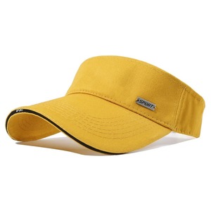 Nouveau 2023 été hommes femmes chapeau de soleil coton visière réglable Protection UV haut vide solide Sport Tennis Golf crème solaire casquette de Baseball - Product Image 3