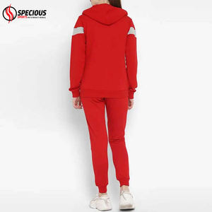 Nouveauté, best-seller d'usine, survêtement décontracté à capuche pour femmes, pantalon de jogging, coupe régulière, couleur contrastée, nouveau design, adulte - Product Image 4