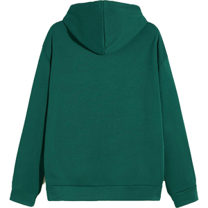 Sudadera con capucha con cordón sólido para hombre con bolsillo de algodón de alta calidad grueso pesado francés Terry pulóver personalizado hombro caído - Product Image 2