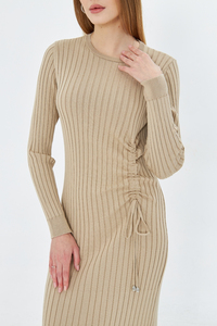 Vestido de Punto Acordonado para Mujer, Elegante y Cómodo - Product Image 6